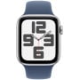 Smartwatch Apple Watch SE 2 gen MXGQ3ET/A - 44mm, GPS + Cellular, srebrne aluminium z paskiem sportowy denim, M|L